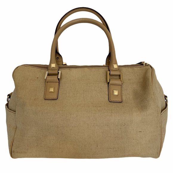 Calvin Klein Cloth Beige Satchel Detachable Strap - Picture 3 of 7